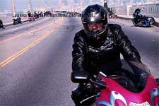 Laurence Fishburne in DreamWorks' Biker Boyz - 2003 