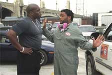 Lester Speight and Anthony Anderson in Warner Brothers' Cradle 2 The Grave - 2003 