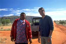 (L-r) ANTHONY ANDERSON and JERRY O'CONNELL in Castle Rock Entertainment's family action adventure comedy, "Kangaroo Jack," distributed by Warner Bros. Pictures.