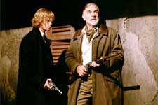 Shane West as Secret Service Agent Tom Sawyer and Sean Connery as Allan Quartermain in 20th Century Fox's The League of Extraordinary Gentlemen - 2003