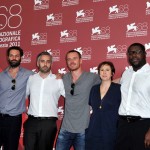 Producers Iain Canning, Emile Sherman, Michael Fassbender, screenwriter Abi Morgan, director Steve McQueen