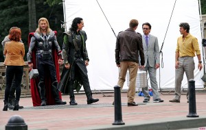 Avengers set pic 7 Avengers set pic 7