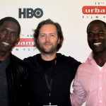 Counterfeit actor Sam Gordon , director Geoff Bailey, actor Hisham Tawfiq