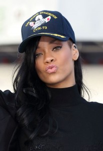 RIHANNA at Battleship Press Conference