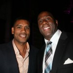 Allan Houston and Magic Johnson