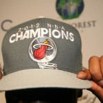 DJ Irie with Miami Heat championship hat DJ Irie with Miami Heat championship hat