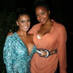 Laura Govan and Chrisette Michele Laura Govan and Chrisette Michele