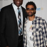 Magic Johnson and Eric Benet