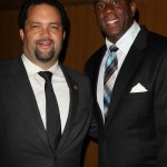 NAACP CEO Benjamin Todd Jealous and Earvin Magin Johnson