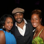 WABC-TV Eyewitness News reporter Sandra Bookman, NFL great Curtis Martin, WABC-TV Eyewitness News reporter Kimberly Richardson
