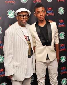 RHS Premiere - Spike Lee and son Jackson Lee RHS Premiere - Spike Lee and son Jackson Lee
