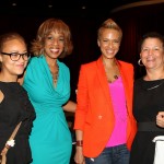 Satchel Lee, Gayle King, Tonya Lewis Lee, Debra Lee