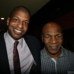 Shubert Organization’s Director of Real Estate & Special Projects Julio Peterson and Mike Tyson Shubert Organization’s Director of Real Estate & Special Projects Julio Peterson and Mike Tyson
