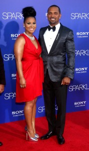 Sparkle LA Premiere - Mike Epps and Michelle Epps 2
