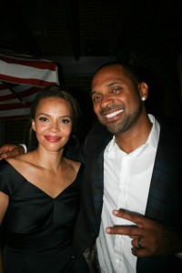 Sparkle NY afterparty - Carmen Ejogo and Mike Epps