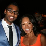 Sparkle NY afterparty - Olympic medalist Cullen Jones and Debra Martin Chase