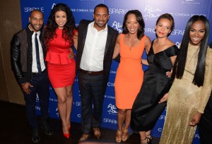 Sparkle screening - Omari Hardwick, Jordin Sparks, Mike Epps, Debra Martin Chase, Carmen Ejogo, Tika Sumpter