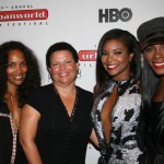 Mara Brock Akil, BET's Debra Lee, Gabrielle Union, Tika Sumpter