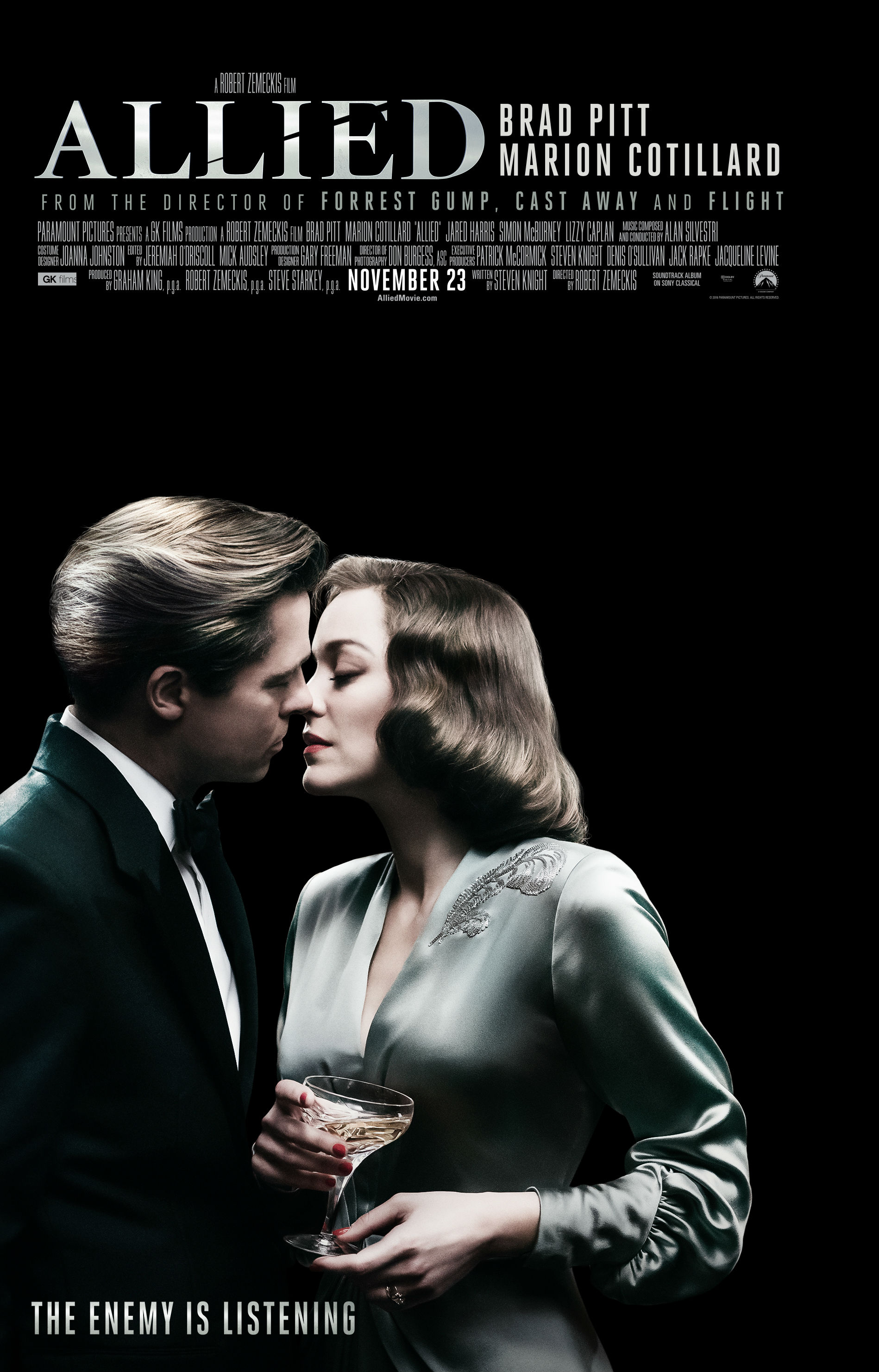 Image result for allied movie poster