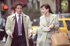 HUGH GRANT and SANDRA BULLOCK star in Castle Rock Entertainment's romantic comedy "Two Weeks Notice," distributed by Warner Bros. Pictures.