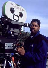 Director Denzel Washington on the set of Fox Searchlight's Antwone Fisher - 2002
