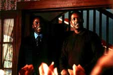 Derek Luke and Denzel Washington in Fox Searchlight's Antwone Fisher - 2002 