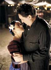 Salma Hayek and Alfred Molina in Julie Taymors FRIDA.