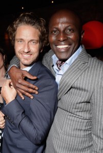 Souleymane Sy Savane and Gerard Butler
