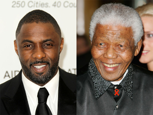 Idris Elba and Nelson Mandela