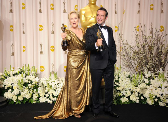 Meryl Streep and Jean Dujardin