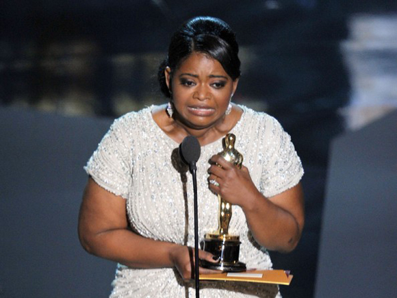Octavia Spencer with Oscar