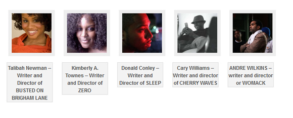 ABFF short film competitors