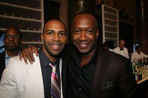 Omari Hardwick and ABFF Founder Jeff Friday