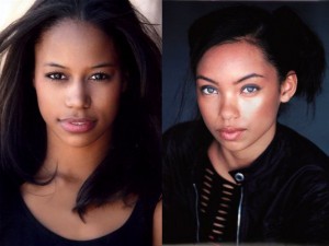 Taylour Paige and Logan Browning