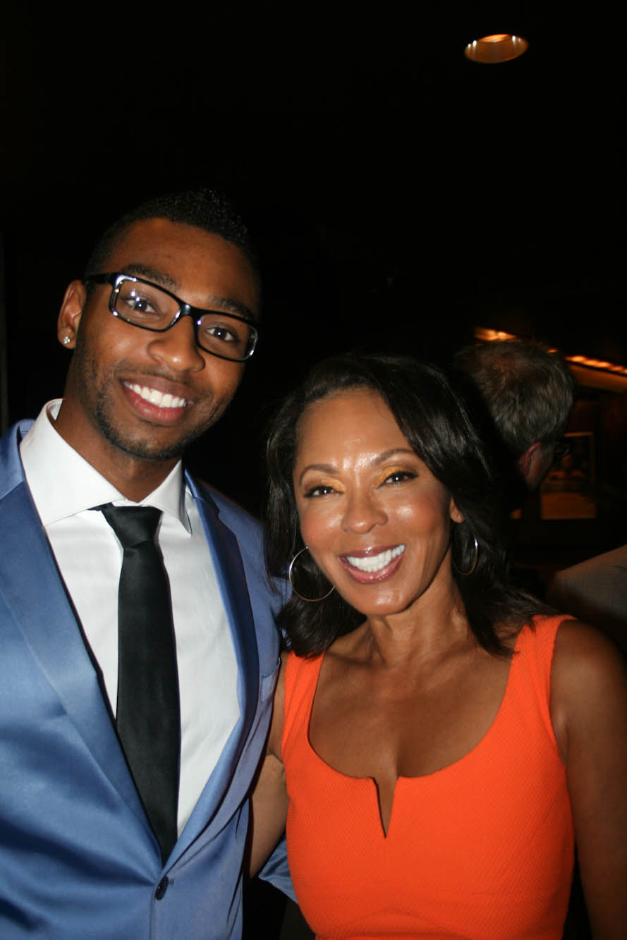Sparkle NY afterparty - Olympic medalist Cullen Jones and Debra Martin ...