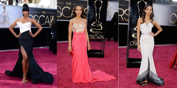 Kelly Rowland, Kerry Washington, Zoe Saldana 1