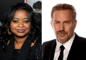 Octavia Spencer and Kevin Costner