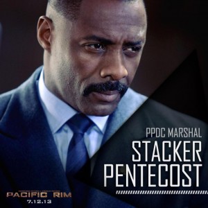 Pacific Rim poster - Idris Elba PPDC Marshal Stacker Pentecost