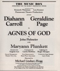 Diahann Carroll agnes of god