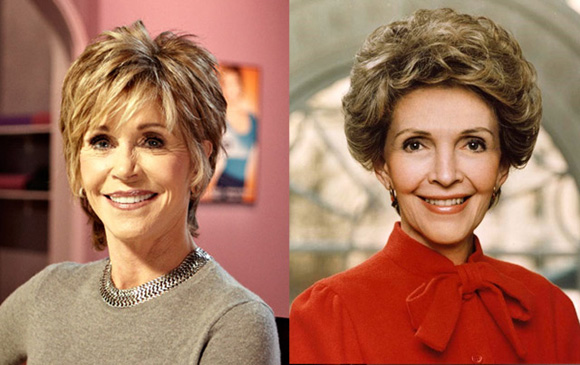 Jane Fonda Nancy Reagan