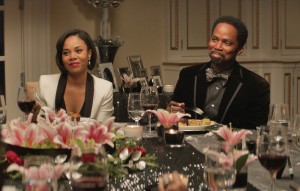 The Best Man Holiday 31 - Regina Hall and Harold Perrineau