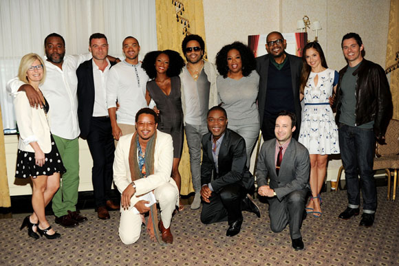 LDTB - Lee Daniels, Liev Schreiber, Jesse Williams, Yaya Alafia, Lenny Kravitz, Oprah Winfrey, Forest Whitaker, Minka Kelly, James Marsden, Terrence Howard, David Oyelowo and Danny Strong 1