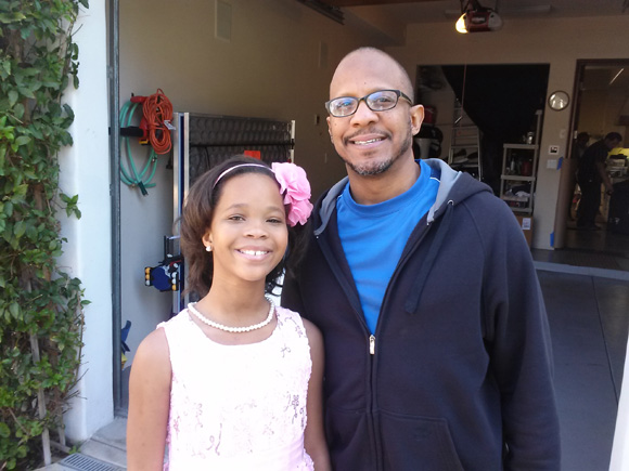 George Alexander with Quvenzhané Wallis 1
