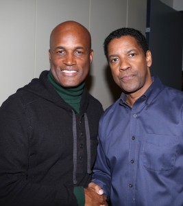 Kenny Leon and Denzel Washington