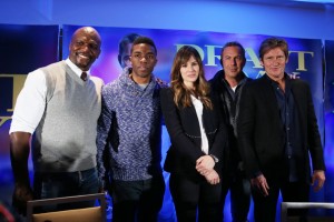 Draft Day - Terry Crews, Chadwick Boseman, Jennifer Garner, Kevin Costner and Denis Leary