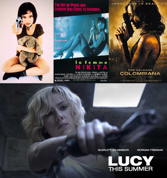 Luc Besson female leads guns