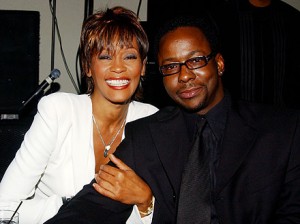 Whitney Houston and Bobby Brown
