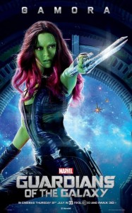 Guardians of the Galaxy poster Gamora 2