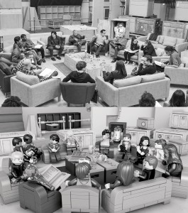 Star Wars Episode VII cast and LEGO