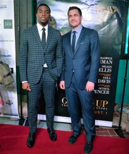Tate Taylor and Chadwick Boseman